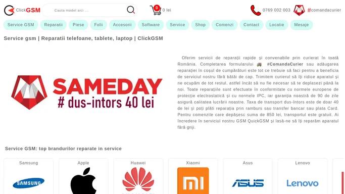 Service gsm | Reparatii telefon, tableta, laptop | ClickGSM