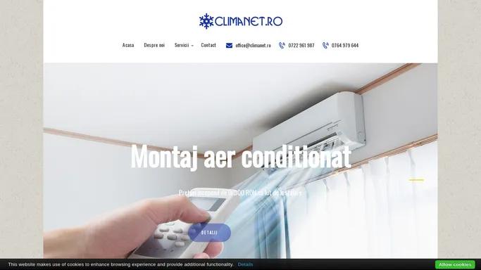 Acasa | Climanet | Aer conditionat