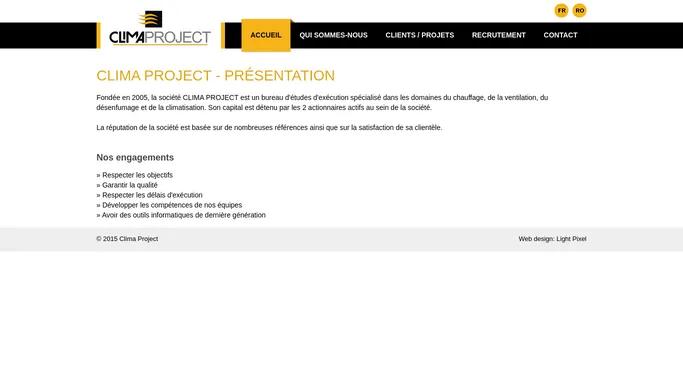 Clima Project - bureau d'etudes d'execution - ventilation, desenfumage, climatisation