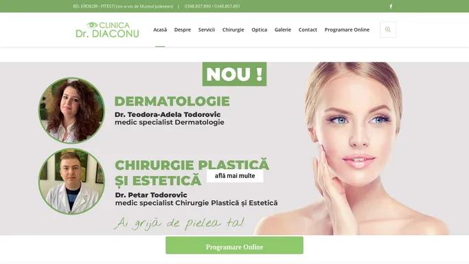 Clinica Dr. Diaconu – Cabinetul oftalmologic nr. 1 din Pitesti