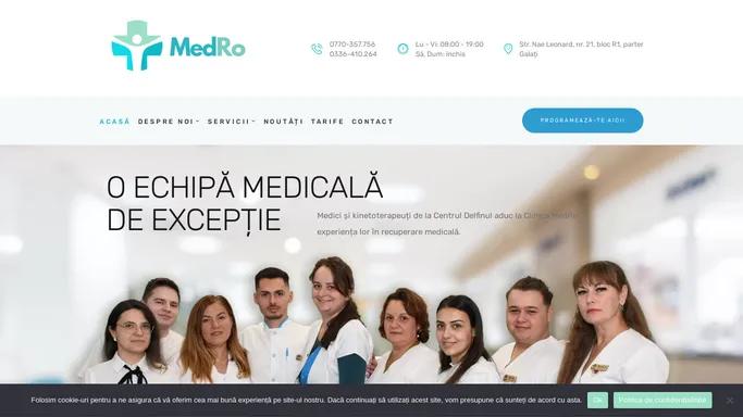 Clinica MedRo – Recuperare medicala Galati