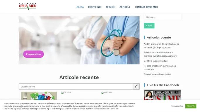 Clinica Opus Med – Medicina de familie