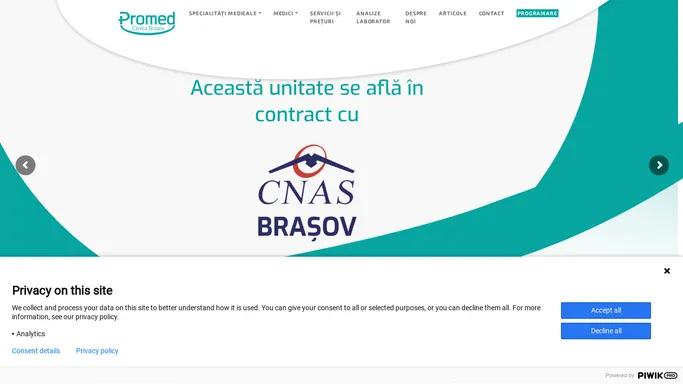 Clinica Promed Brasov - Noua ne pasa de oameni