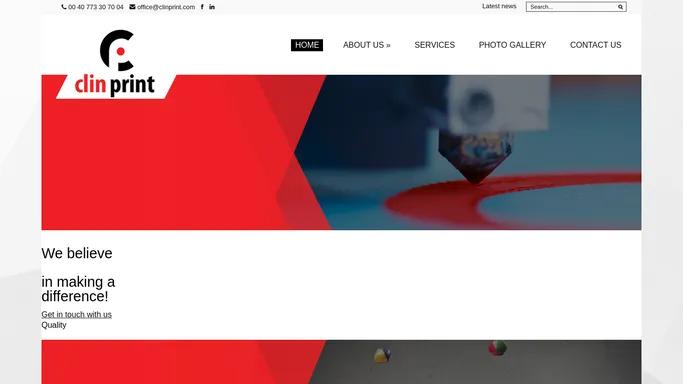 ClinPrint - printing solutions for clinical trials