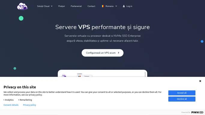 Servere VPS in Romania cu NVMe SSD, server dedicat in cloud | Cloudify.ro