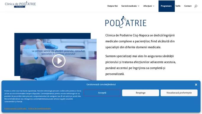 Clinica de Podiatrie | Pentru ingrijirea picioarelor