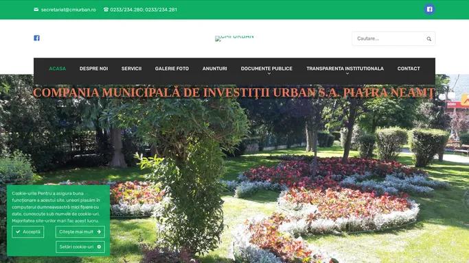 CMI URBAN – Compania Municipala de Investitii