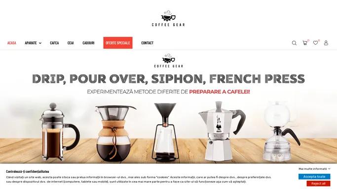 Distribuitor de aparate de cafea - CoffeeGear