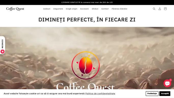 In cautarea cafelei perfecte – Coffee Quest