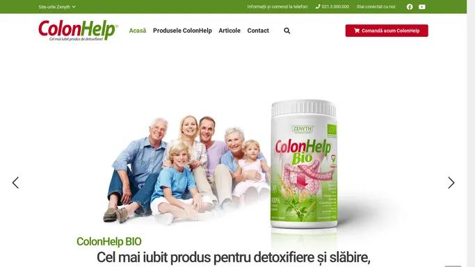 ColonHelp.ro – Curatitor intestinal si detoxifiant