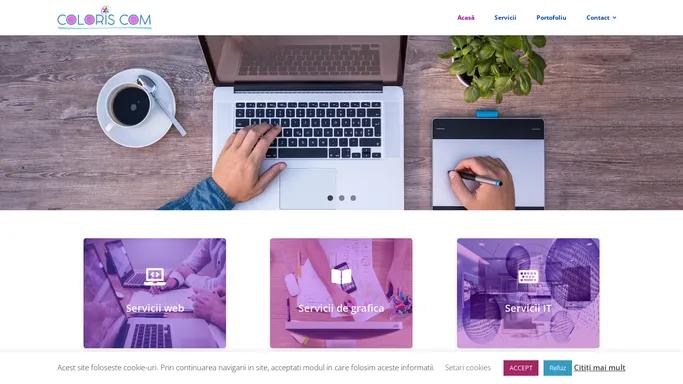 Coloris Com – Consultanta IT, servicii retele, webdesign si grafica