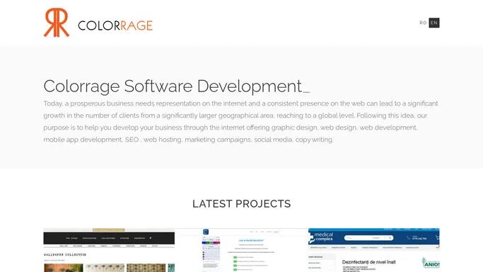 Colorrage Web Design, Development, Hosting, SEO, Mobile App Coding