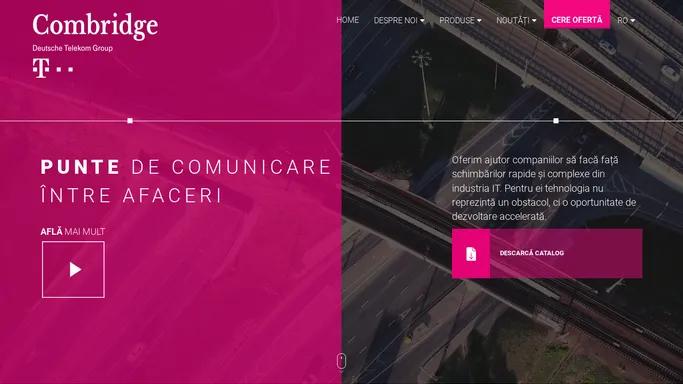 Combridge - punte de comunicare intre afaceri