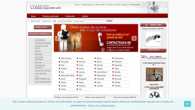 Comenzi piese auto online - Magazin online piese auto