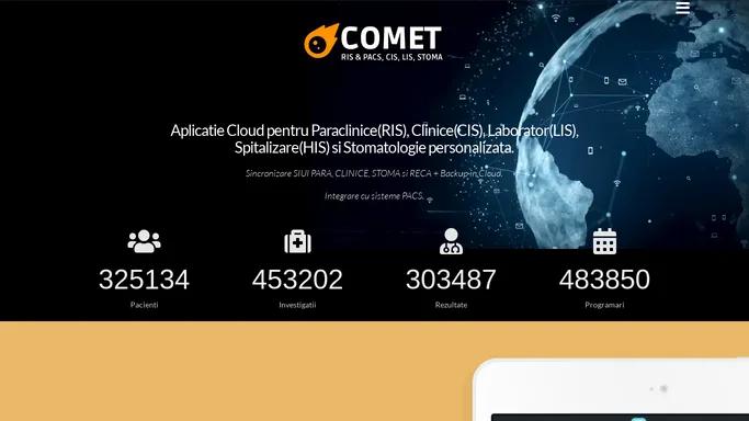 COMET - Solutie software de management medical