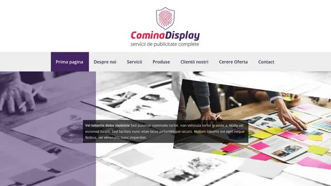 Comina Display – Servicii de publicitate complete