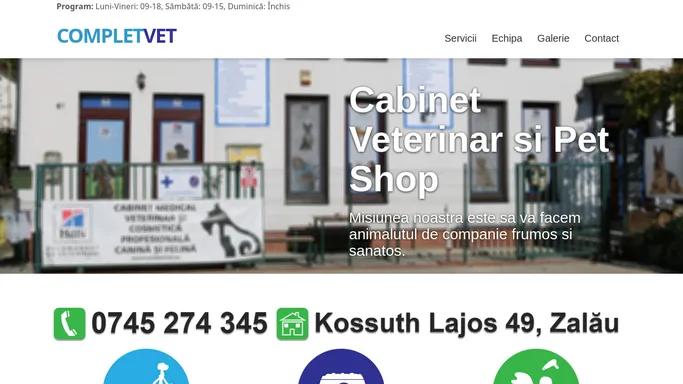 CompletVet.ro - Cabinet Veterinar Dr. Cornelia Silaghi - Pet Shop - Cosmetica Profesionala Canina si Felina