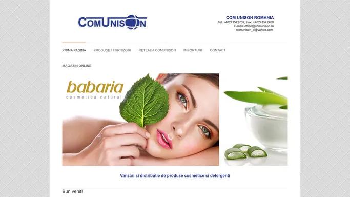 COM UNISON ROMANAIA | Distributie produse cosmetice Babaria si Saamix