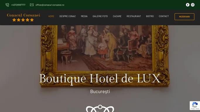 Home - Conacul Coroanei Luxury Boutique Hotel *****