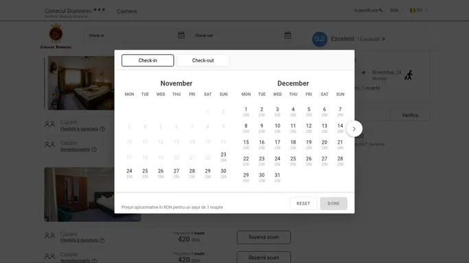 Conacul Domnesc Suceava - Sistemul oficial de rezervare - Confirmare instantanee