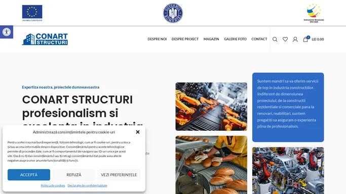 Firma de constructii - SC CONART STRUCTURI SRL