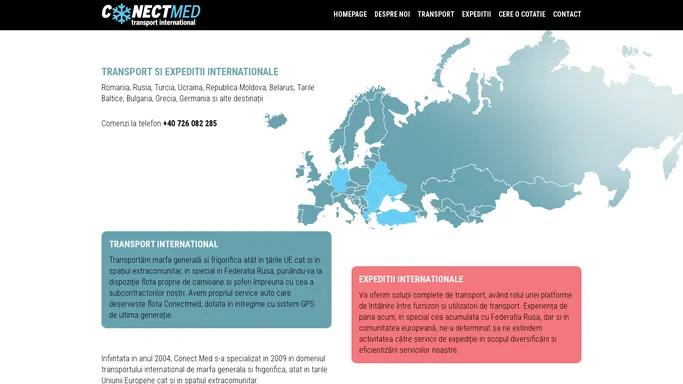 Conect Med - transporturi si expeditii