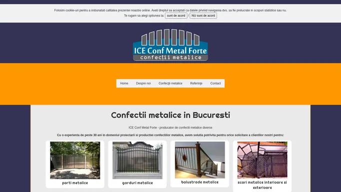 Confectii metalice in Bucuresti - confectii metalice in Bucuresti