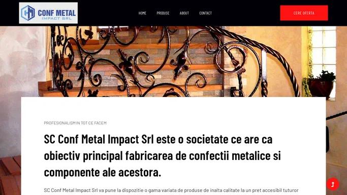 SC Conf Metal Impact SRL