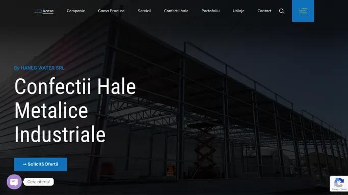 Hale Metalice Industriale - Haneg Water