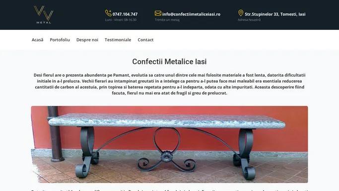 Confectii Metalice Iasi