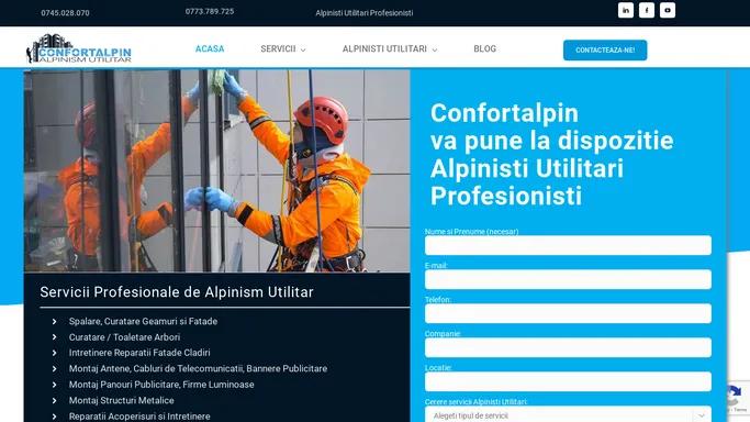 Confort Alpin - Servicii Profesionale de Alpinism Utilitar si industrial