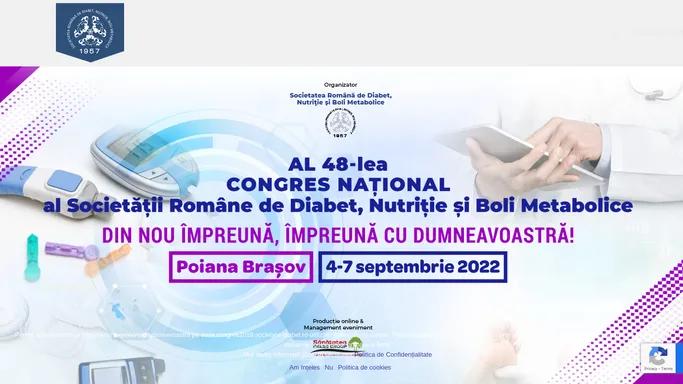 Congresul National al Societatii Romane de Diabet, Nutritie si Boli Metabolice – 2022