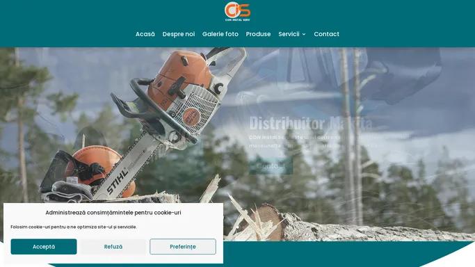 CON INSTAL SERV - Distributie Stihl, Makita, Ruris, O-Mac