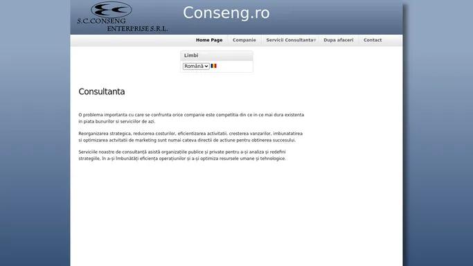 Consultanta | Conseng.ro