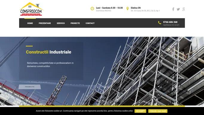 Consprodcom – Firma de constructii civile si industriale