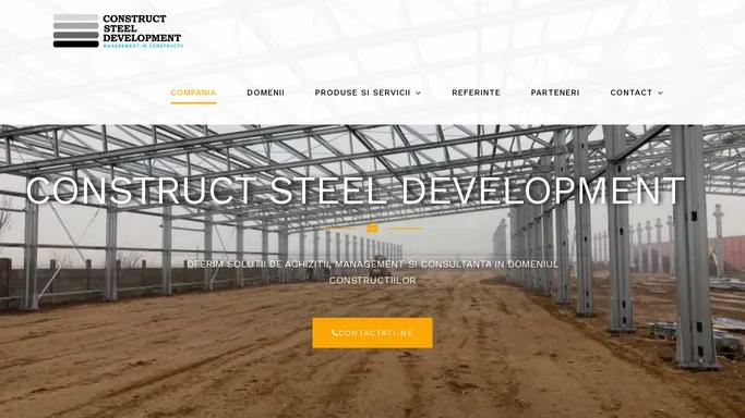 Construct Steel Development – Solutii de consultanta si in domeniul constructiilor