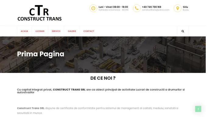 Construct Trans – Constructorul tau de incredere