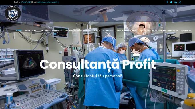 CONSULTANTA PROFIT – CONSULTANTUL TAU PERSONAL!