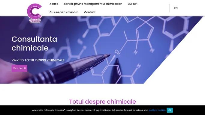 Consultanta Chimicale - Totul despre chimicale