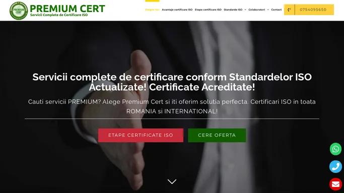 Home - Consultanta ISO Certificare - Certificari ISO Romania