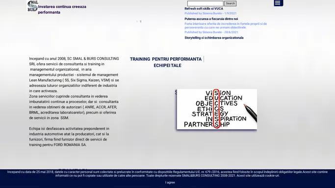 Training si Consultanta pentru Performanta - Training si Consultanta pentru Performanta