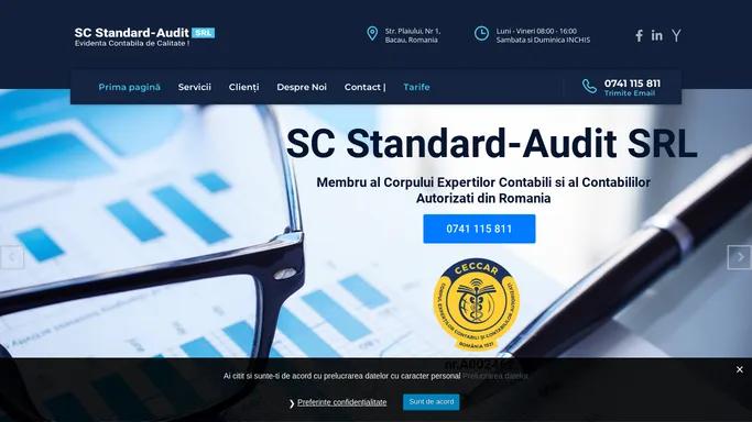 Contabilitate Bacau ( SC STANDARD-AUDIT SRL ) Bacau