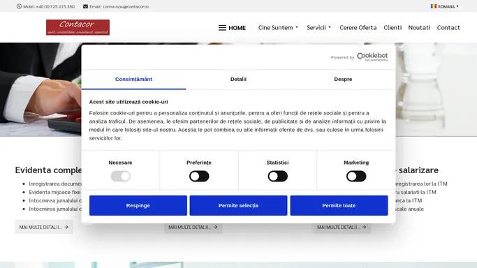 Contacor.ro | Servicii Contabile, Servicii de Personal - Salarizare, Situatii Financiare
