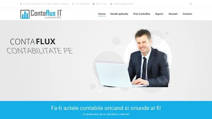 Contabilitate Web | Contaflux