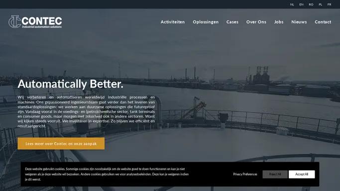 Contec Industrial Automation Solutions | Automatically Better.