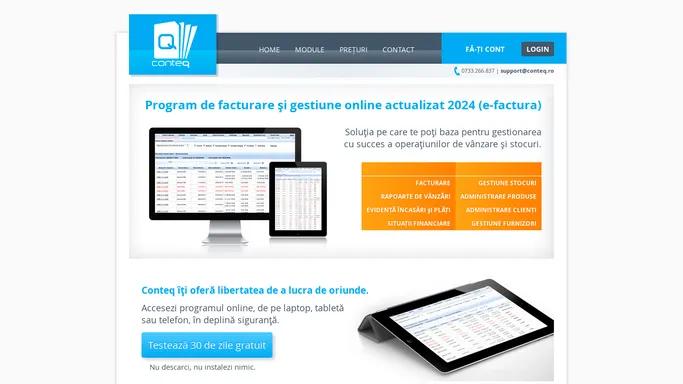 Program de facturare online | Gestiune stocuri online