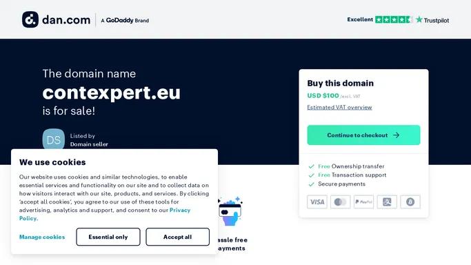 The domain name contexpert.eu is for sale