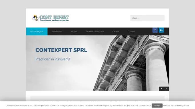 CONT EXPERT – Consultanta, evaluari, contabilitate, insolventa si lichidari