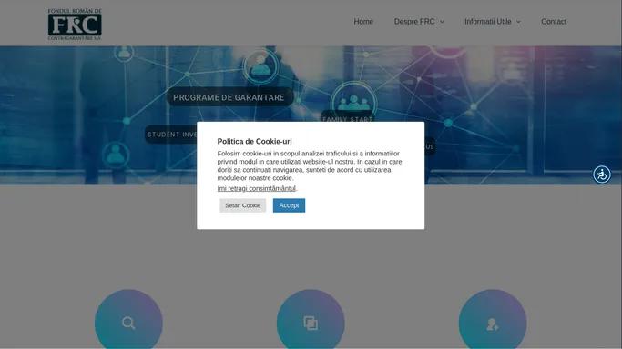 FRC | Fondul Roman de Contragarantare