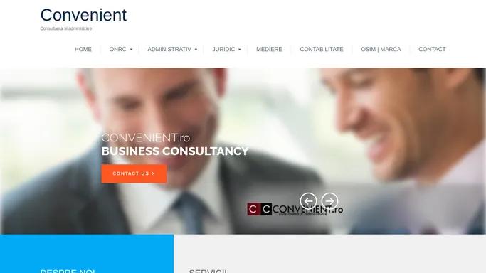 Convenient – Consultanta si administrare